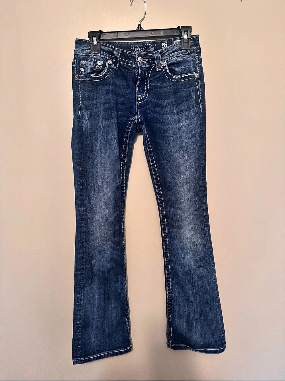 Miss Me JE8000BR Bootcut Jeans Blue Waist 27